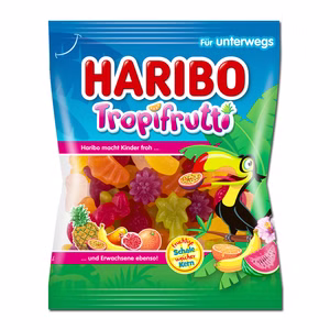 Haribo Tropifrutti, Fruchtgummi, 100g Beutel Bild 1