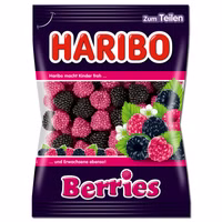Haribo Berries, Beeren, Gelee, 175g Beutel Haribo Berries, Beeren, Gelee, 175g Beutel Bild 1