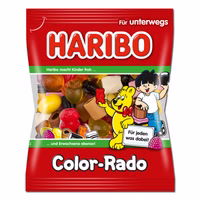 Haribo Color-Rado, Lakritz, Konfekt, 100g Beutel Haribo Color-Rado, Lakritz, Konfekt, 100g Beutel Bild 1