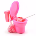 Toilette Sour Flush, Candypulver Lutscher Lolli, 39g Packung Bild 3