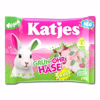 Katjes Grün-Ohr Hase sauer, veganes Fruchtgummi, 14 Beutel je 210g Katjes Grün-Ohr Hase sauer, veganes Fruchtgummi, 14 Beutel je 210g Bild 3