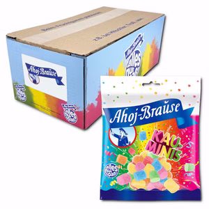 Frigeo Ahoj-Brause Kauminis, vegane Kaubonbons, 16 Beutel je 150g Bild 1