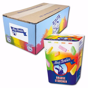 Frigeo Ahoj-Brause Brause-Stäbchen, sauer, 18 Packungen je 125g Frigeo Ahoj-Brause Brause-Stäbchen, sauer, 18 Packungen je 125g Bild 1