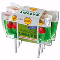 Frigeo Traubenzucker Lolly Erdbeere 32 Kettenpacks je 8 Lutscher Bild 2