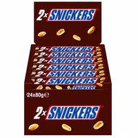 Snickers 2 Pack, Riegel, Schokolade, 24 Riegel Snickers 2 Pack, Riegel, Schokolade, 24 Riegel Bild 1