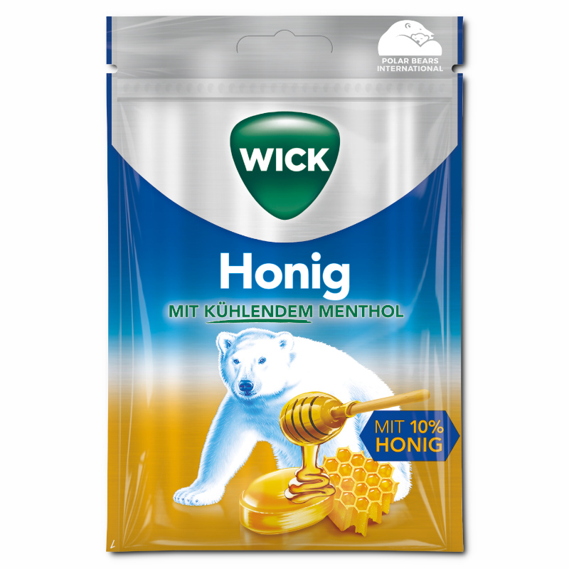 Wick Honig, Halsbonbon, 20 Beutel je 72g Wick Honig, Halsbonbon, 20 Beutel je 72g Bild 2