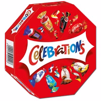 Celebrations, Schokoladen-Riegel Mischung 269g Packung Celebrations, Schokoladen-Riegel Mischung 269g Packung Bild 1