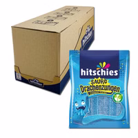 Hitschies Saure Drachenzungen Blau, Fruchtgummi, 20 Beutel je 125g Hitschies Saure Drachenzungen Blau, Fruchtgummi, 20 Beutel je 125g Bild 1