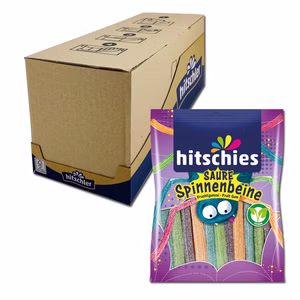 Hitschler Saure Spinnenbeine, Fruchtgummi, 20 Beutel je 125g Bild 1
