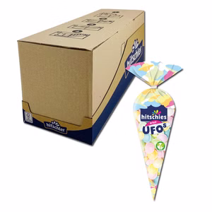 Hitschler Brizzl Ufos, saure Brauseoblaten, 15 Beutel je 75g Bild 1