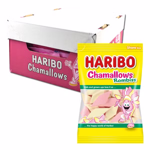 Haribo Chamallows Rombiss 225g, Mausespeck, 12 Beutel Bild 1