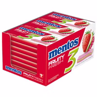 Mentos 3 Gum Fruity Fresh Erdbeer Apfel Himbeer 12 Packungen Mentos 3 Gum Fruity Fresh Erdbeer Apfel Himbeer 12 Packungen Bild 1