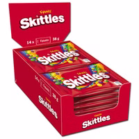 Skittles Fruits 38g, Bonbons, Dragees, 14 Beutel Skittles Fruits 38g, Bonbons, Dragees, 14 Beutel Bild 1