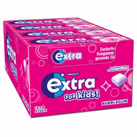 Wrigleys Extra For Kids Bubble Gum 12 Packungen je 16,5g Wrigleys Extra For Kids Bubble Gum 12 Packungen je 16,5g Bild 1
