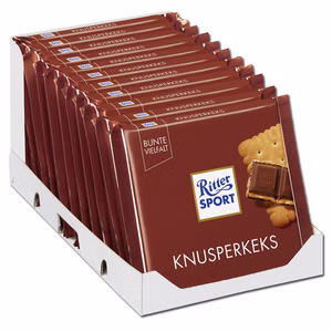 Ritter Sport Knusperkeks, Schokolade, 11 Tafeln je 100g Bild 1