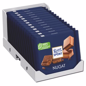 Ritter Sport Nugat, Schokolade, 13 Tafeln je 100g Bild 1