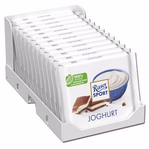 Ritter Sport Joghurt, Schokolade, 12 Tafeln je 100g Bild 1