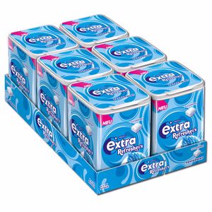 Wrigleys Extra Refreshers Peppermint, Kaugummi, 6 Dosen je 35 Stück Bild 1