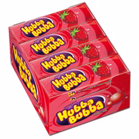 Wrigleys Hubba Bubba Strawberry Kaugummi 20 Packungen Wrigleys Hubba Bubba Strawberry Kaugummi 20 Packungen Bild 1