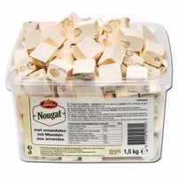 Lonka Nougat mit Mandel 1,5kg Lonka Nougat mit Mandel 1,5kg Bild 1