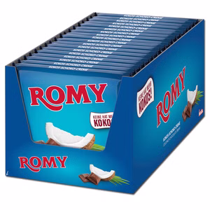 Romy Classic Cocos Schokolade 18 Tafeln Romy Classic Cocos Schokolade 18 Tafeln Bild 1