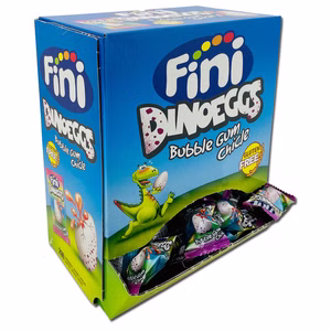 Fini Dino-Eggs Kaugummi flüssig gefüllt, 200 Stück Bild 1