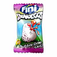 Fini Dino-Eggs Kaugummi flüssig gefüllt, 200 Stück Fini Dino-Eggs Kaugummi flüssig gefüllt, 200 Stück Bild 2