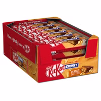 Nestle KitKat Chunky Peanutbutter, Erdnuss, 24 Riegel Nestle KitKat Chunky Peanutbutter, Erdnuss, 24 Riegel Bild 1