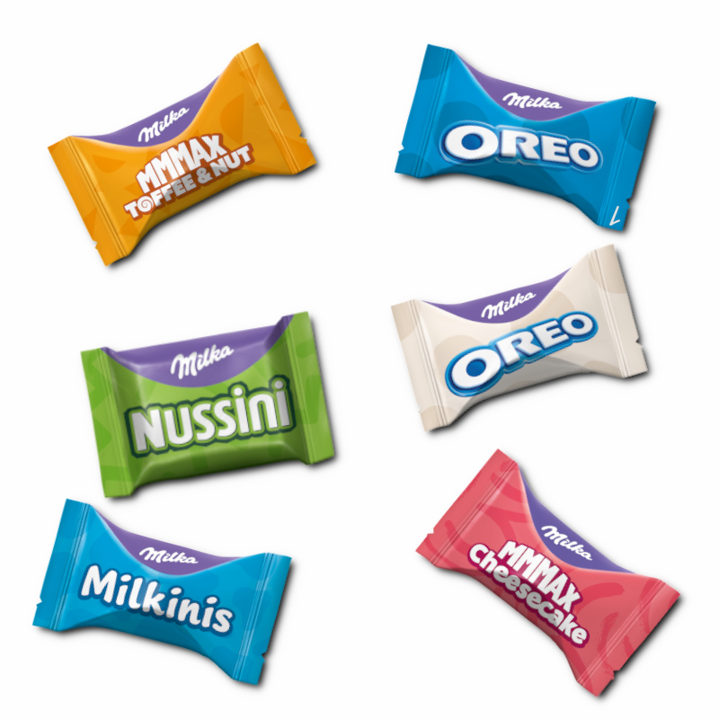 Milka Favourites Family Pack, gefüllte Schokolade, 203g Packung Milka Favourites Family Pack, gefüllte Schokolade, 203g Packung Bild 4