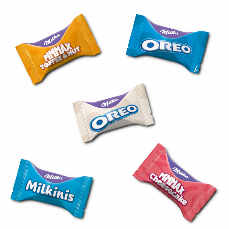 Milka Favorites, gefüllte Schokolade, Gastropack 1kg Milka Favorites, gefüllte Schokolade, Gastropack 1kg Bild 3