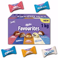 Milka Favorites, gefüllte Schokolade, Gastropack 1kg Milka Favorites, gefüllte Schokolade, Gastropack 1kg Bild 1