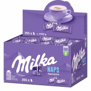 Milka Naps Alpenmilch Schokolade Gastropack 1,7 Kg Milka Naps Alpenmilch Schokolade Gastropack 1,7 Kg Bild 1