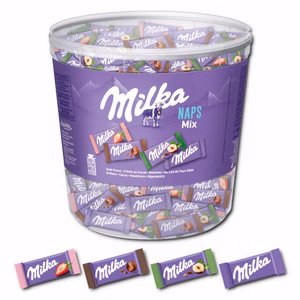 Milka Naps Mix Schokolade 1 kg Dose Milka Naps Mix Schokolade 1 kg Dose Bild 1