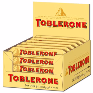 Toblerone MINI, Schokolade, 24 Riegel je 35g Bild 1