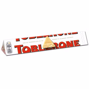 Toblerone Weiss, Riegel, Schokolade, 20 Stück je 100g Bild 1