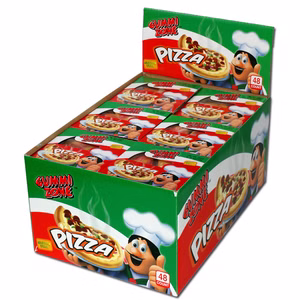 Gummi Zone Fruchtgummi Pizza 48 Stück je 15g Bild 1