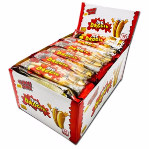 Gummi Zone Fruchtgummi Hot Dog, Big Doggie, 36 Stück je 28g Bild 1