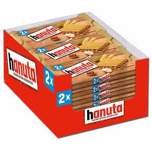Ferrero Hanuta, Riegel, Schokolade, 18 Packungen Bild 1