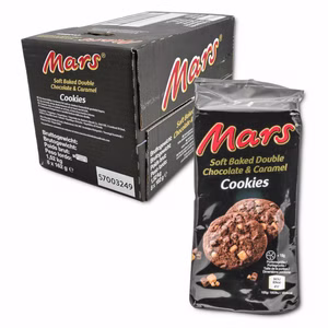 Mars Cookies, Kekse, Gebäck, 8 Packungen je 162g Mars Cookies, Kekse, Gebäck, 8 Packungen je 162g Bild 1