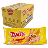 Twix Cookies Caramel Centres, Kekse, Gebäck, 8 Packungen je 144g Twix Cookies Caramel Centres, Kekse, Gebäck, 8 Packungen je 144g Bild 1