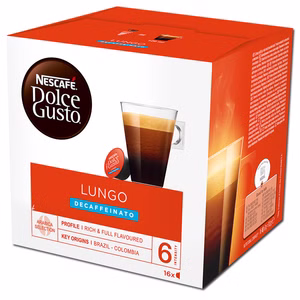 Dolce Gusto Caffè Lungo Decaffeinato, Kaffee, 16 Kapseln Dolce Gusto Caffè Lungo Decaffeinato, Kaffee, 16 Kapseln Bild 1