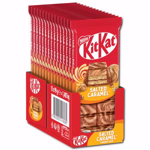 KitKat Tafel Salted Caramel, Schokolade, 15 Tafeln je 99g KitKat Tafel Salted Caramel, Schokolade, 15 Tafeln je 99g Bild 1
