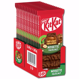 KitKat Tafel Hazelnut, Schokolade, 15 Tafeln je 99g KitKat Tafel Hazelnut, Schokolade, 15 Tafeln je 99g Bild 1