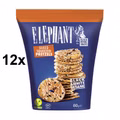 Elephant Baked Squeezed Pretzels Black & White Sesam, Laugengebäck, 12 Beutel je 80g Bild 1