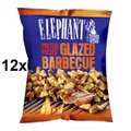 Elephant Pretzel Pieces Glazed Barbecue, Laugengebäck, 12 Beutel je 125g Bild 1