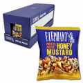 Elephant Pretzel Pieces Honey Mustard, Laugengebäck, 12 Beutel je 125g Bild 1