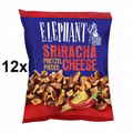 Elephant Pretzel Pieces Sriracha Cheese, Laugengebäck, 12 Beutel je 125g Bild 1
