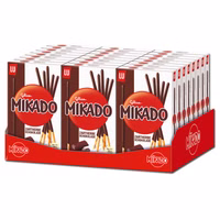 Mikado Zartherbe Schokolade, Keks, Schokolade, 24 Packungen je 75g Mikado Zartherbe Schokolade, Keks, Schokolade, 24 Packungen je 75g Bild 1