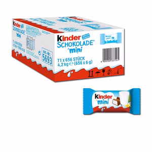 Ferrero Kinder Schokolade Mini 1er ca. 656 Stück Ferrero Kinder Schokolade Mini 1er ca. 656 Stück Bild 1