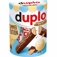 Ferrero Duplo Vanilla Ice Cream, Riegel, Schokolade, 10er Packung Ferrero Duplo Vanilla Ice Cream, Riegel, Schokolade, 10er Packung Bild 1